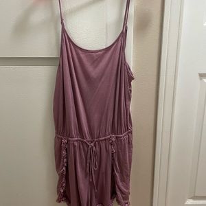 Lulus lavender cotton romper